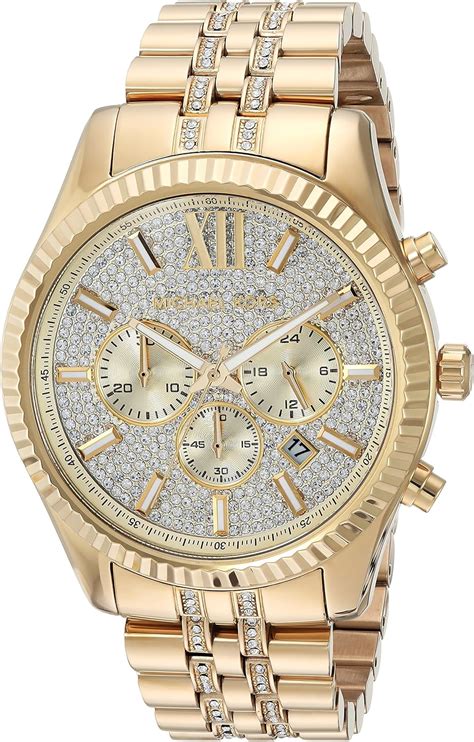 michael kors gold watch men's.